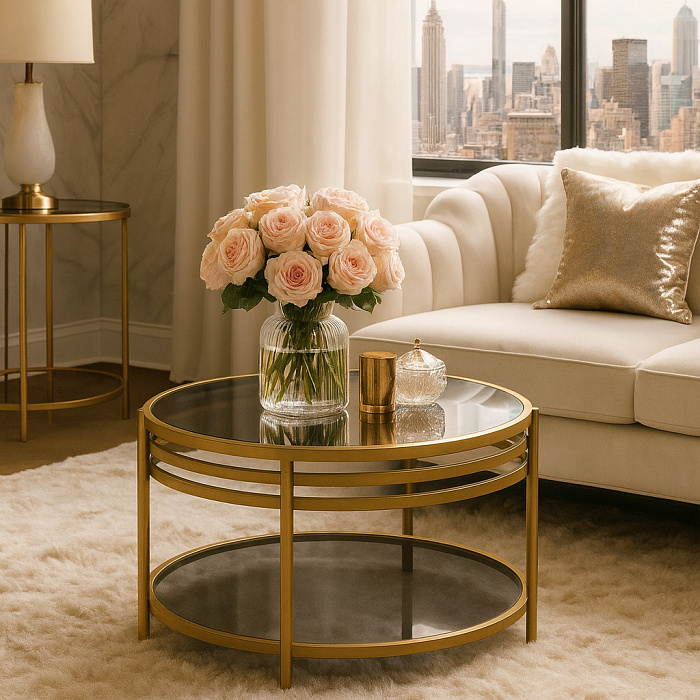 Столик "Риенцо" латунь Столик "Риенцо" латунь